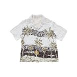 P.A.R.O.S.H. - A PALM TREE PRINT SEQUIN EMBELLISHED SHIRT