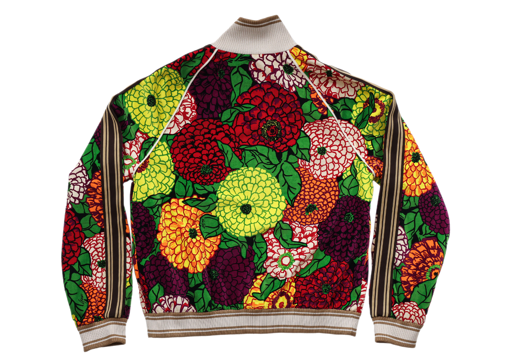 GUCCI X KEN SCOTT - A FLORAL PRINT VELVET BOMBER JACKET - Image 3 of 3
