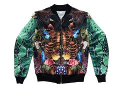 WONDER ANATOMIE - A MULTICOLOURED '3D PRINT' ANATOMICAL BOMBER JACKET