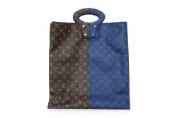 LOUIS VUITTON - A S/S 2018 'NORTH SOUTH' 'PACIFIC SPLIT' TOTE BY KIM JONES