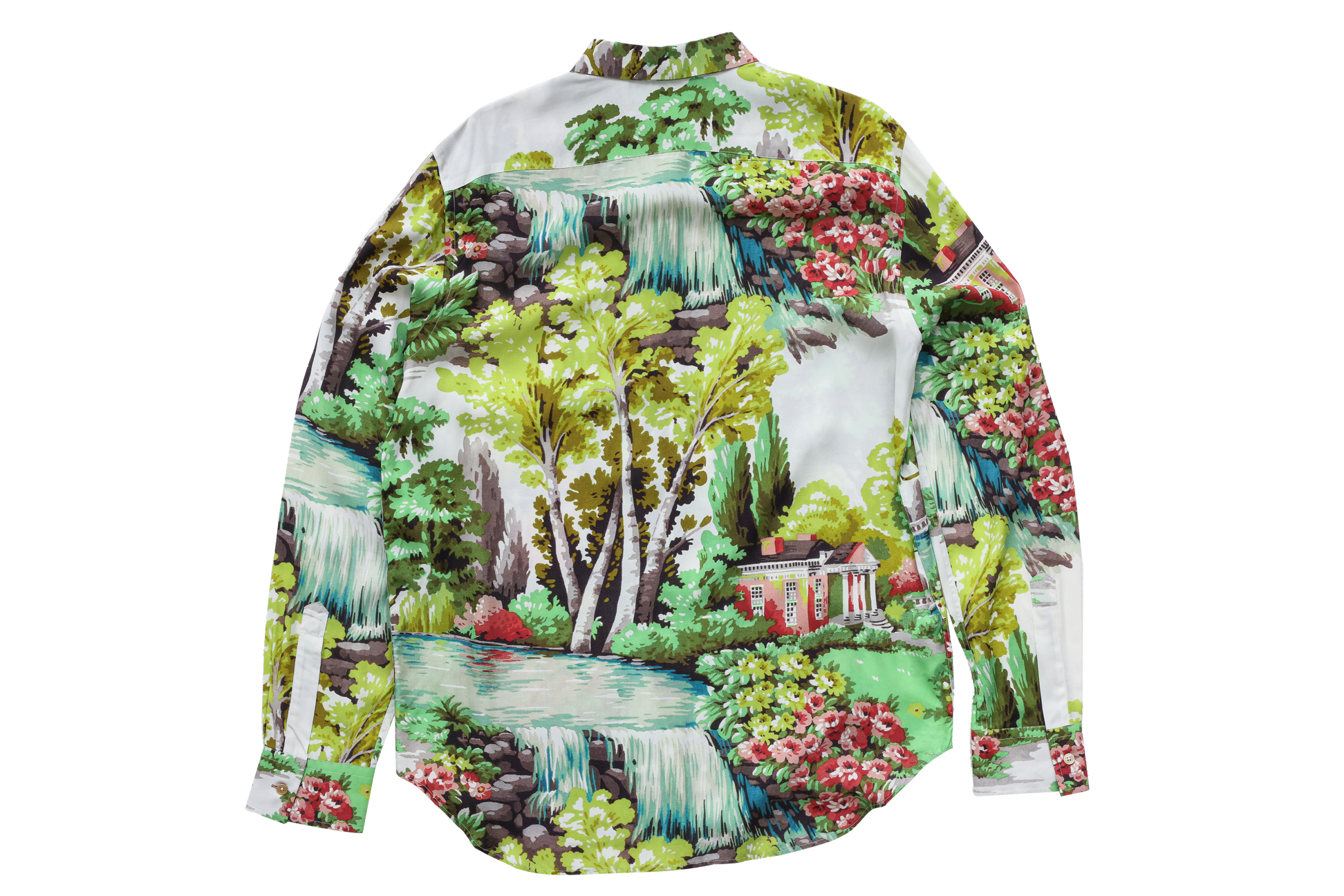 PAUL SMITH - A 'MANOR GARDENS' VISCOSE SHIRT - Image 3 of 3