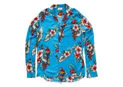 RHUDE - A BIRDS OF PARADISE PRINTED HAWAIIAN SHIRT