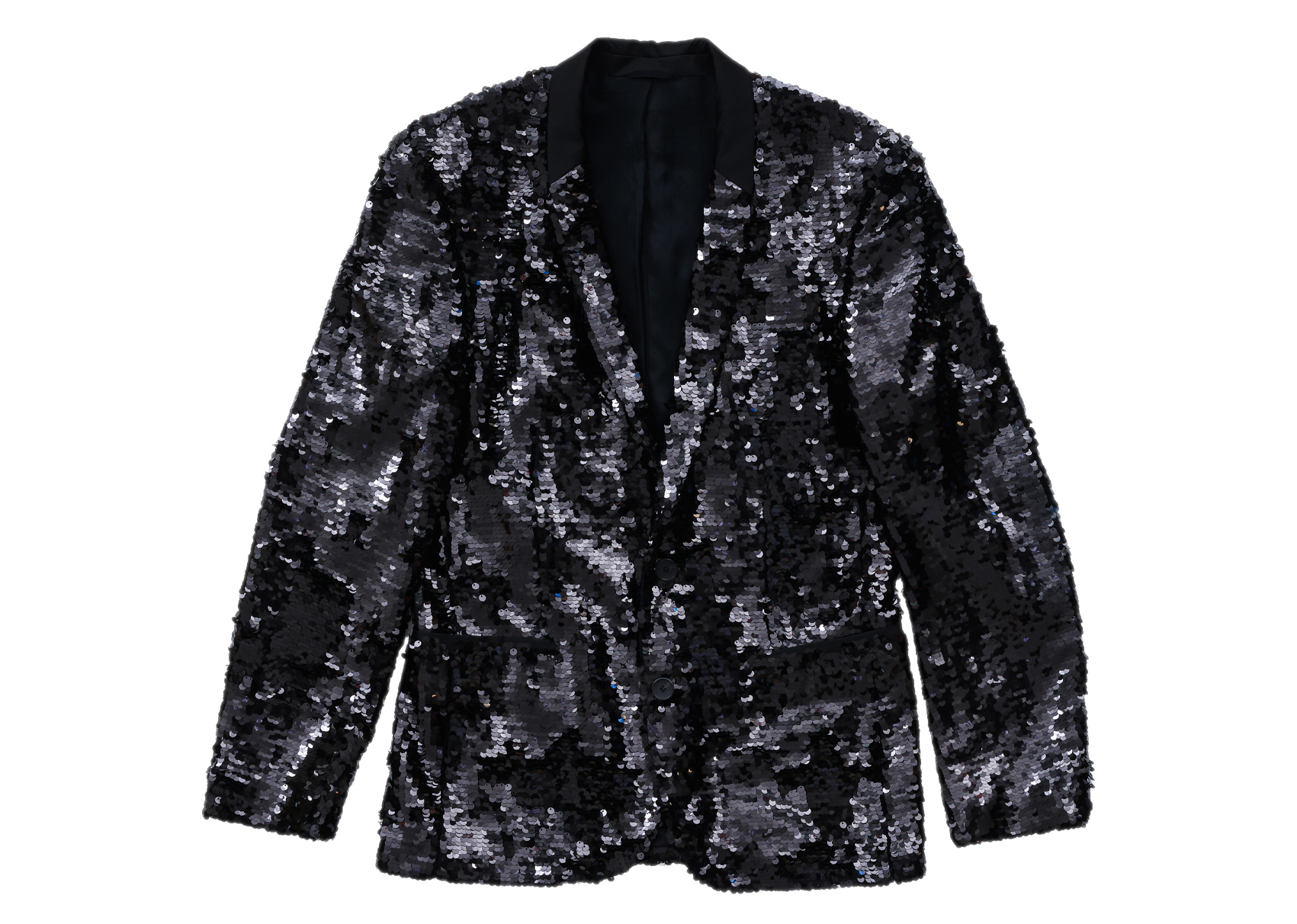 HUGO - A BLACK SEQUIN SUIT JACKET