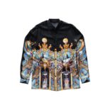 VERSACE - AN A/W 2017 TRIPTYCH PRINT SILK SHIRT
