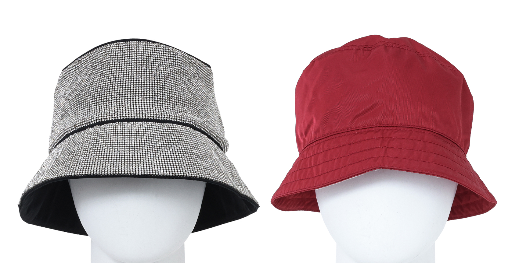 KARA & PRADA - TWO BUCKET HATS