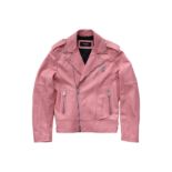 DSQUARED2 - A SALMON PINK LEATHER JACKET