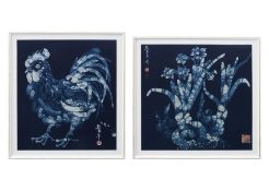 SOUTHEAST ASIAN SCHOOL (XX) - TWO BATIK PAINTINGS