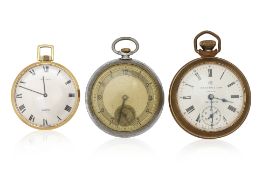 A GROUP OF THREE POCKET WATCHES