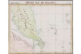 AN EARLY 19TH CENTURY FLEMISH MAP OF THE STRAITS OF MALACCA