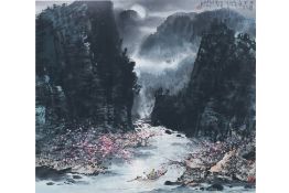 CHINESE SCHOOL (20TH CENTURY) - RIVER SCENE