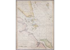 A MID 18TH CENTURY BRITISH MAP OF THE STRAITS OF MALACCA