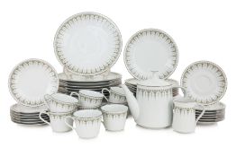 A NORITAKE 'KAMBROOK' PATTERN PART DINNER AND TEA SERVICE