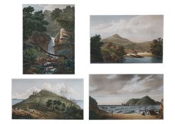A GROUP OF FOUR 19TH CENTURY LITHOGRAPHS OF NEW ZEALAND