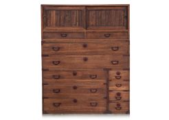 A JAPANESE PINE TANSU