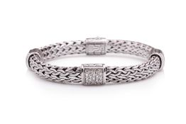 A DIAMOND SET BRACELET BY JOHN HARDY