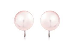 A PAIR OF AKOYA CULTURED PEARL SCREW-ON EARRINGS
