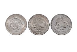 MEXICO REPUBLIC - ZACATECAS 8 REALES 1874; 1876; 1891 (3)