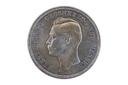 GERMAN EMPIRE - HESSEN-DARMSTADT 5 MARK 1900 A
