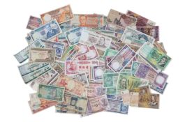 A LARGE GROUP OF ASSORTED WORLD BANKNOTES