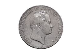 PRUSSIA - FRIEDRICH WILHELM IV 2 THALERS/3 1/2 GULDEN 1848A