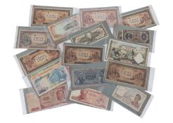 AN ALBUM OF WORLD BANKNOTES