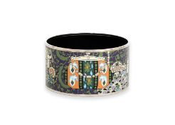 HERMÈS - A 'CACHEMIRE DE TAMARA' WIDE BANGLE