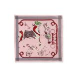 HERMÈS - A 'TOUT EN CARRE' SHAWL