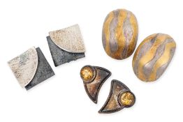 HERBERT WINSAUER - THREE PAIRS OF EARRINGS