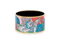 HERMÈS - A 'DELLA CAVALLERIA FAVOLOSA' WIDE BANGLE