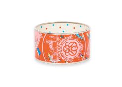 HERMÈS - AN 'EX-LIBRIS LES PARISIENNES' PATTERNED WIDE BANGLE