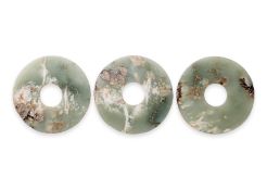 THREE ARCHAISTIC JADE BI DISCS