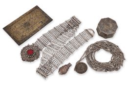 A GROUP OF SILVER OBJECTS
