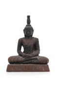 A SRI-LANKAN BRONZE BUDDHA