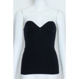 PRADA - A KNITTED STRAPLESS CAMISOLE TOP, FALL RTW 2006
