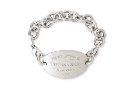 TIFFANY & CO. - A 'RETURN TO TIFFANY' TAG SILVER BRACELET