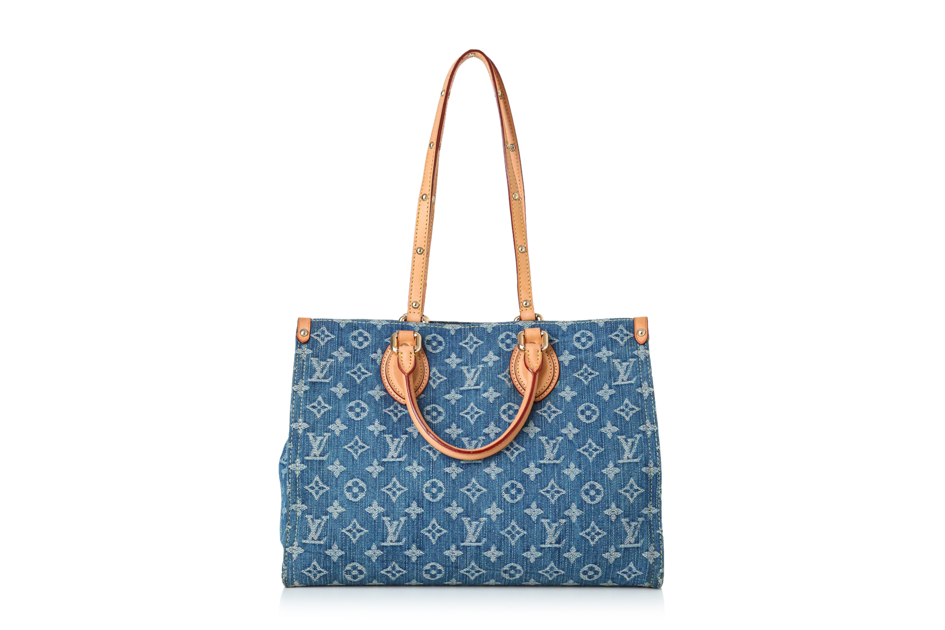 LOUIS VUITTON - AN 'ON THE GO TOTE' MM TOTE