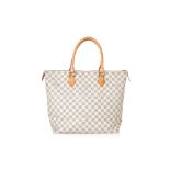 LOUIS VUITTON - A 'DAMIER AZUR' SALEYA TOTE BAG