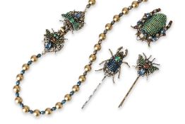 MIRIAM HASKELL - A GROUP OF INSECT COSTUME JEWELLERY