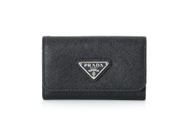 PRADA - A SAFFIANO LEATHER KEY CASE