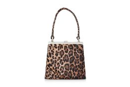 SIMONE ROCHA - A LEOPARD PRINT EVENING BAG