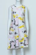 JIL SANDER - A SLEEVELESS ABSTRACT PRINT DRESS, RTW 2014