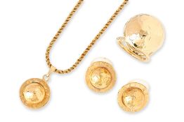 CELINE - A GROUP OF GLOBE COSTUME JEWELLERY