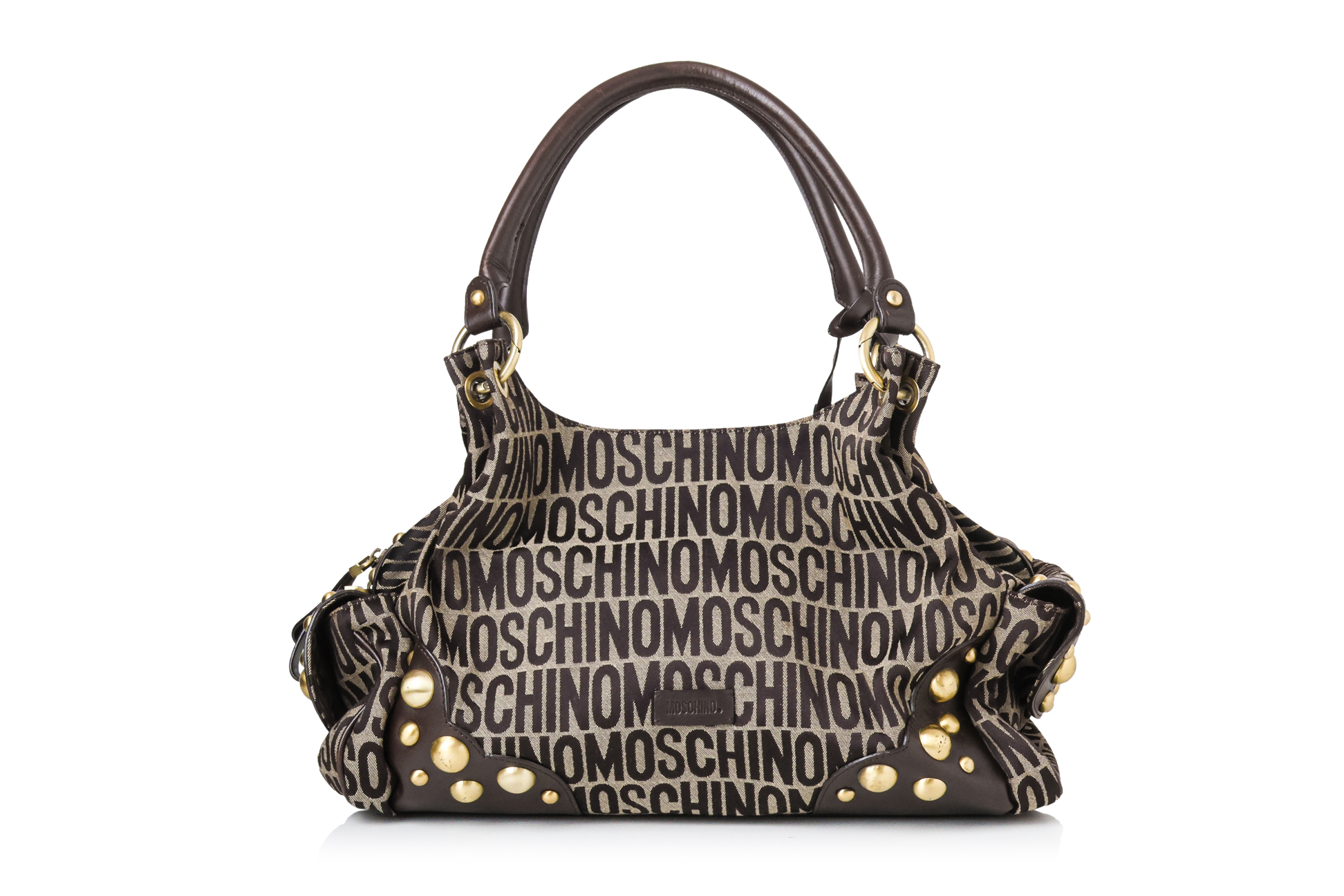 MOSCHINO - AN ALL OVER LOGO SHOULDER BAG - Image 2 of 2