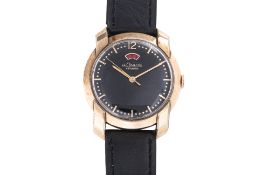 JAEGER LE COULTRE - A GOLD-FILLED 'BUMPER POWER RESERVE' AUTOMATIC WRISTWATCH