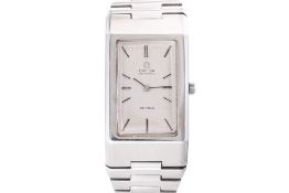 OMEGA - A DE VILLE 'DEAUVILLE' AUTOMATIC TANK WRISTWATCH