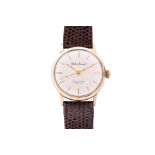 SEIKO - A LAUREL 'DIASHOCK 17J' GOLD-TONE WRISTWATCH