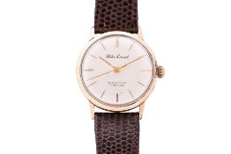 SEIKO - A LAUREL 'DIASHOCK 17J' GOLD-TONE WRISTWATCH
