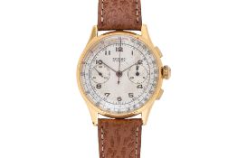 ZODIAC - A GOLD PLATED CHRONOGRAPH WRISTWATCH