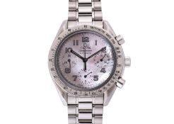 OMEGA - A SPEEDMASTER REDUCED AUTOMATIC CHRONOGRAPH WRISTWATCH