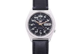 SEIKO - A SEIKO 5 AUTOMATIC WRISTWATCH WITH THAI NUMERALS